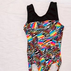 Rainbow Snowflake Brand Gymnastics Leotard AS